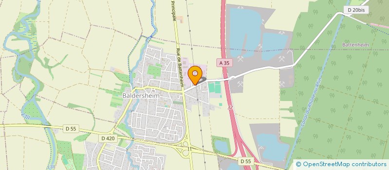 localisation de l'entreprise MONSIEUR JONATHAN MAEHR  BALDERSHEIM