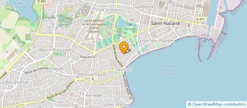 localisation de l'entreprise MONSIEUR JONATHAN MAGRE  SAINT-NAZAIRE