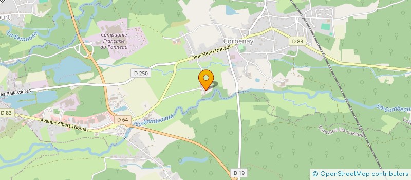 localisation de l'entreprise MONSIEUR JONATHAN MAIGRAT  CORBENAY