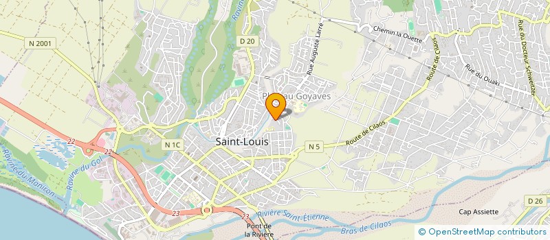 localisation de l'entreprise MONSIEUR JONATHAN MAILLOT à SAINT-LOUIS