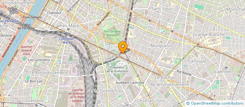 localisation de l'entreprise MONSIEUR JONATHAN MAIRE  LYON