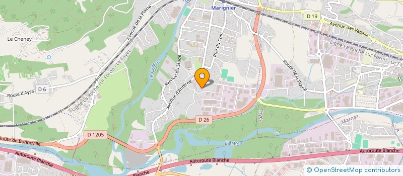 localisation de l'entreprise MONSIEUR JONATHAN MANCERA  MARIGNIER