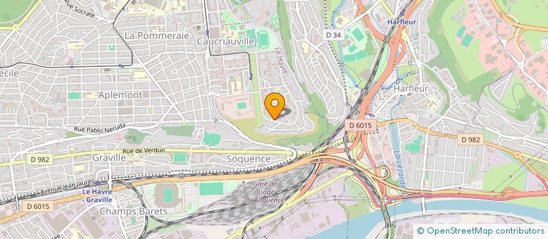 localisation de l'entreprise MONSIEUR JONATHAN MANCHON  LE HAVRE