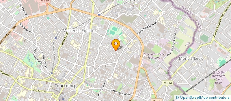 localisation de l'entreprise MONSIEUR JONATHAN MANFRONELLI  TOURCOING