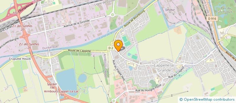 localisation de l'entreprise MONSIEUR JONATHAN MANIEZ  CAPPELLE-LA-GRANDE