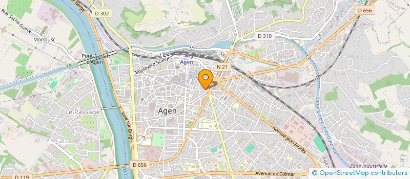 localisation de l'entreprise MONSIEUR JONATHAN MANOUVRIER  AGEN