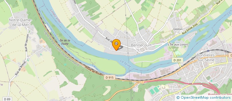 localisation de l'entreprise MONSIEUR JONATHAN MARC  BENNECOURT