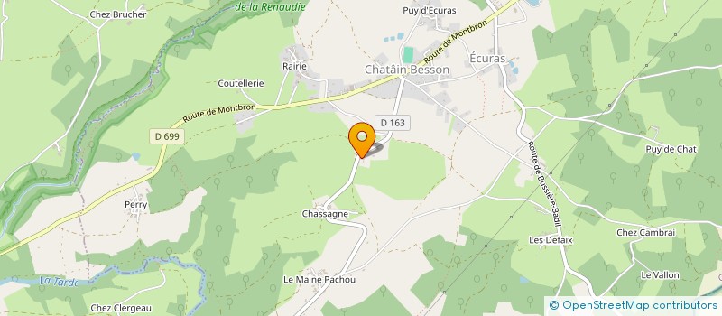 localisation de l'entreprise MONSIEUR JONATHAN MARCIQUET à ECURAS