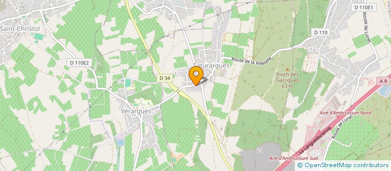 localisation de l'entreprise MONSIEUR JONATHAN MARCO  SATURARGUES