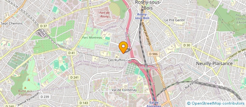 localisation de l'entreprise MONSIEUR JONATHAN MARIA à MONTREUIL