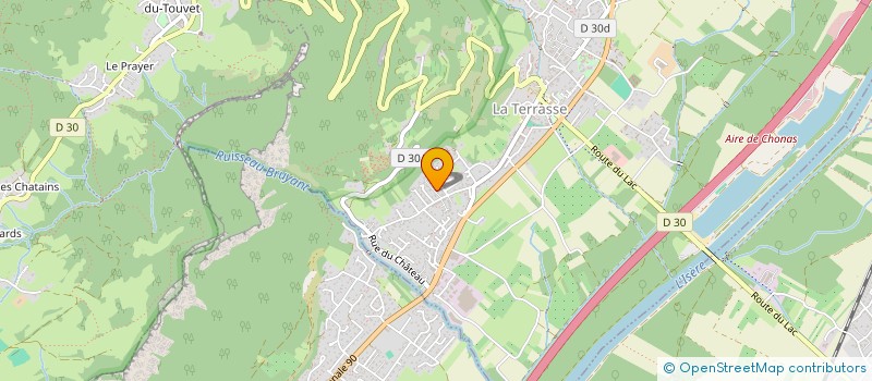 localisation de l'entreprise MONSIEUR JONATHAN MARIN  LA TERRASSE