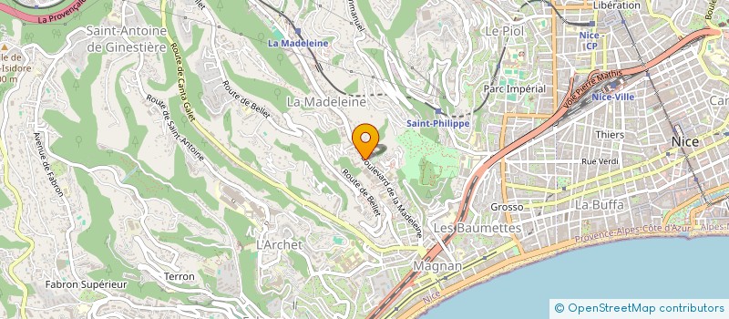 localisation de l'entreprise MONSIEUR JONATHAN MAROSSI  NICE