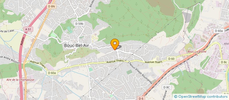 localisation de l'entreprise MONSIEUR JONATHAN MARTIN à BOUC-BEL-AIR