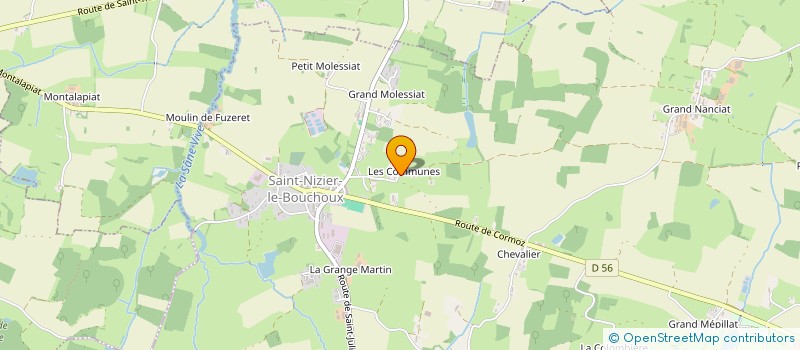 localisation de l'entreprise MONSIEUR JONATHAN MARTIN  SAINT-NIZIER-LE-BOUCHOUX