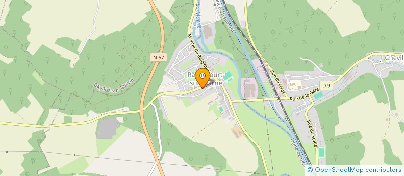 localisation de l'entreprise MONSIEUR JONATHAN MARTIN à RACHECOURT-SUR-MARNE