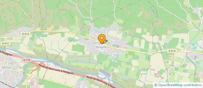 localisation de l'entreprise MONSIEUR JONATHAN MARTIN  CORNEILLA DE LA RIVIERE