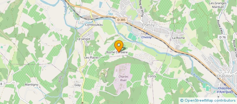 localisation de l'entreprise MONSIEUR JONATHAN MARTIN  CHESSY