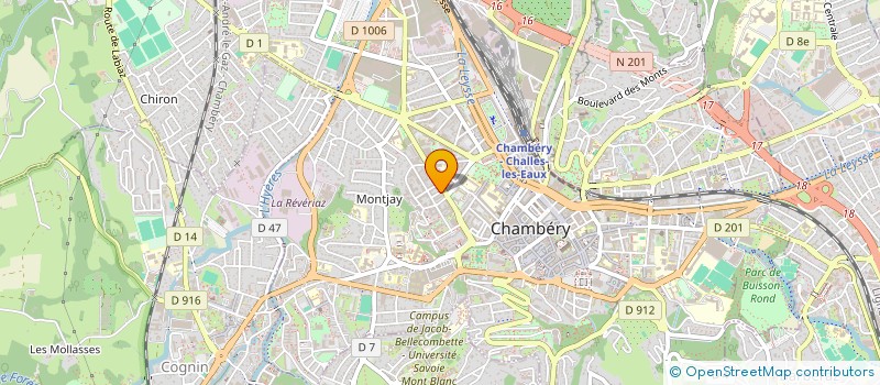 localisation de l'entreprise MONSIEUR JONATHAN MARTIN  CHAMBERY