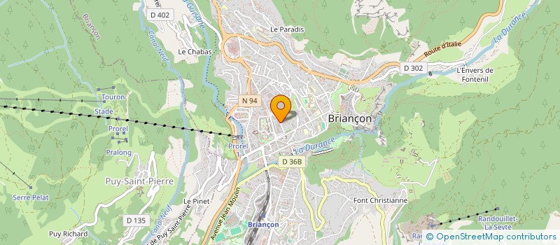 localisation de l'entreprise MONSIEUR JONATHAN MARTIN à BRIANCON