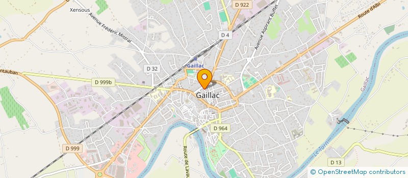 localisation de l'entreprise MONSIEUR JONATHAN MARTIN  GAILLAC