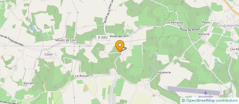 localisation de l'entreprise MONSIEUR JONATHAN MARTINIEN  SAINT-ANTOINE-DE-BREUILH