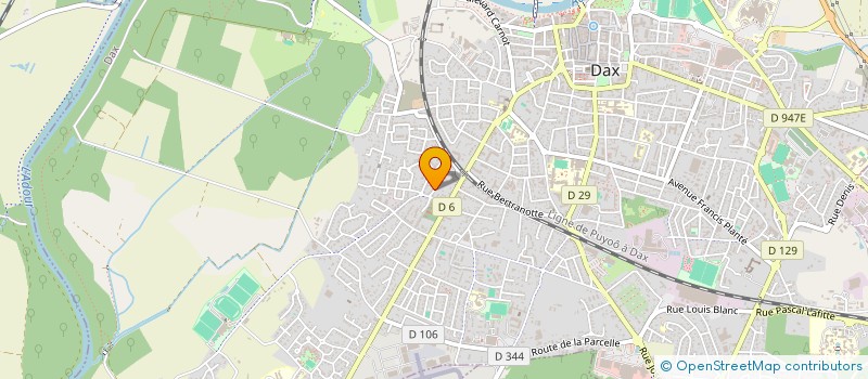 localisation de l'entreprise MONSIEUR JONATHAN MARTINS à DAX