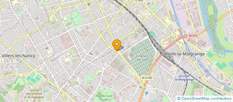 localisation de l'entreprise MONSIEUR JONATHAN MATHIEU  VANDUVRE-LES-NANCY