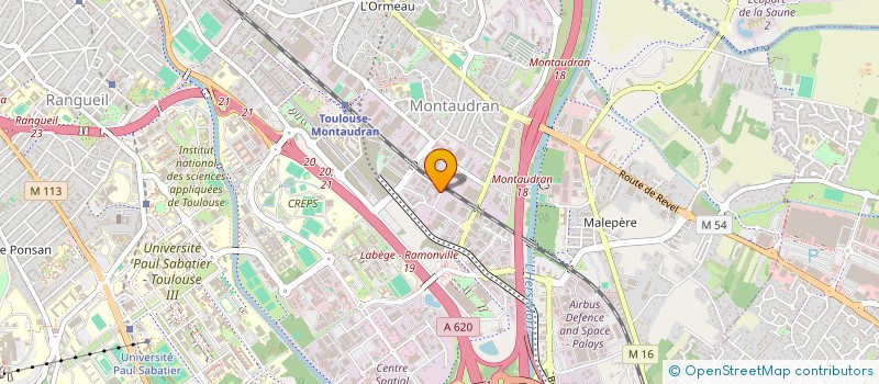 localisation de l'entreprise MONSIEUR JONATHAN MATTHIA à TOULOUSE
