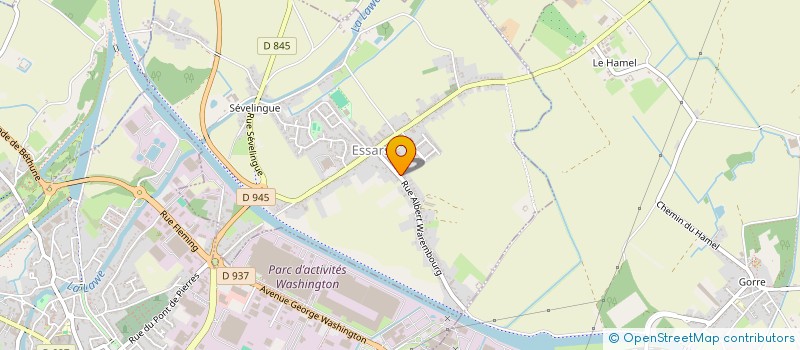 localisation de l'entreprise MONSIEUR JONATHAN MATUSZAK  ESSARS