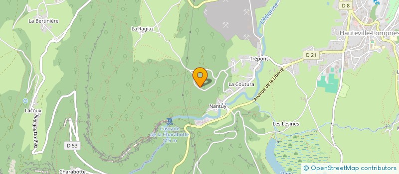 localisation de l'entreprise MONSIEUR JONATHAN MAUBET  PLATEAU D'HAUTEVILLE