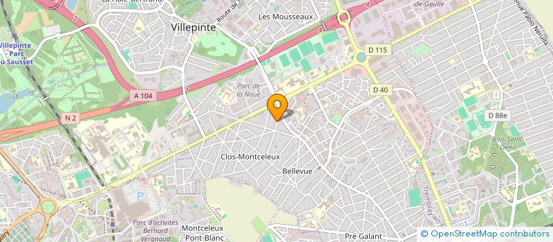 localisation de l'entreprise MONSIEUR JONATHAN MBAMBI  VILLEPINTE