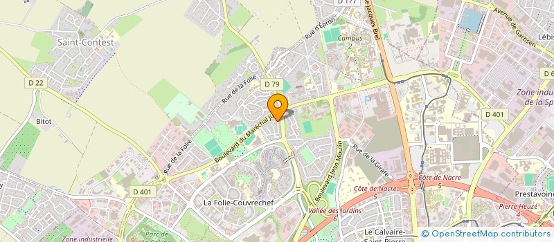 localisation de l'entreprise MONSIEUR JONATHAN MBAPPE à CAEN