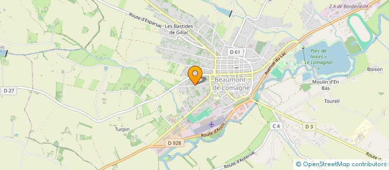 localisation de l'entreprise MONSIEUR JONATHAN MEDOU  BEAUMONT-DE-LOMAGNE