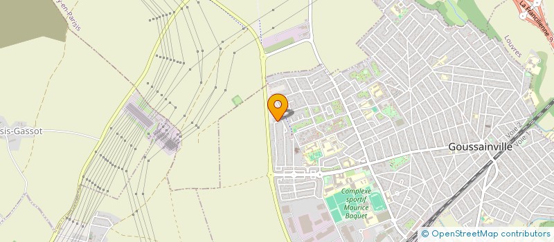 localisation de l'entreprise MONSIEUR JONATHAN MELLOULI  GOUSSAINVILLE