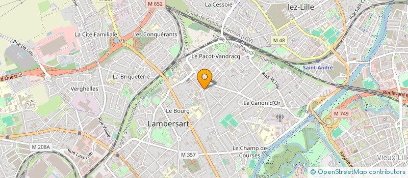 localisation de l'entreprise MONSIEUR JONATHAN MENCHETTI à LAMBERSART