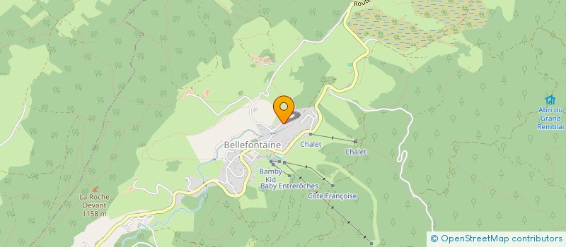 localisation de l'entreprise MONSIEUR JONATHAN MENDOLA  BELLEFONTAINE