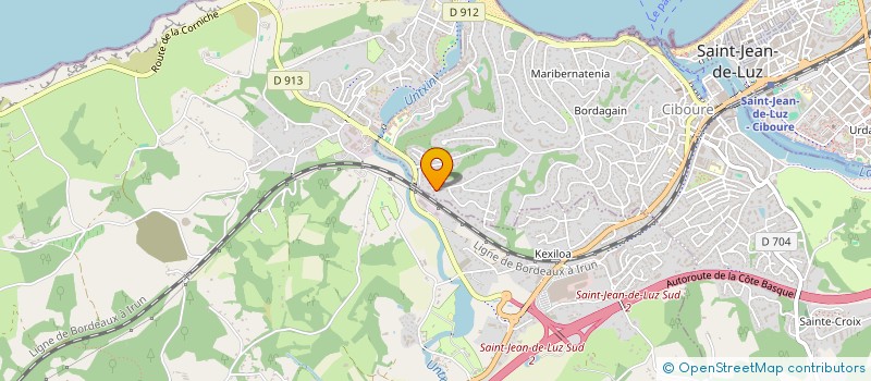 localisation de l'entreprise MONSIEUR JONATHAN MERCIER  CIBOURE