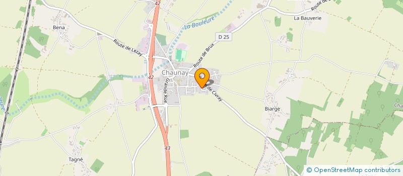 localisation de l'entreprise MONSIEUR JONATHAN MERINE  CHAUNAY