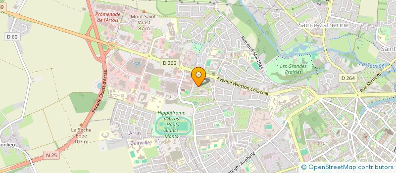 localisation de l'entreprise MONSIEUR JONATHAN MERLEN à ARRAS