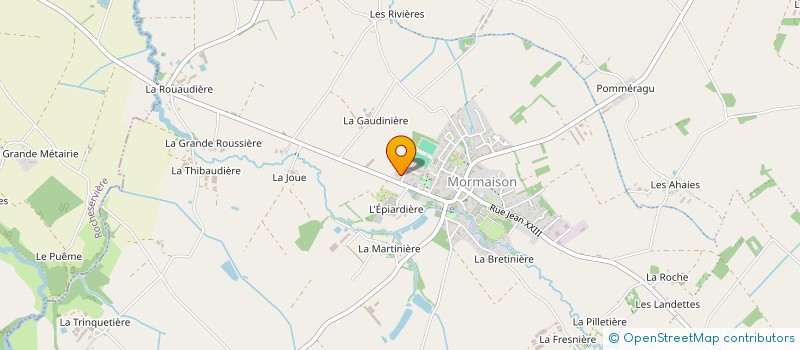 localisation de l'entreprise MONSIEUR JONATHAN MERLET  MONTREVERD