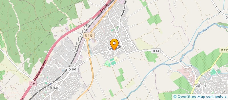 localisation de l'entreprise MONSIEUR JONATHAN MEUNIER  BERNIS