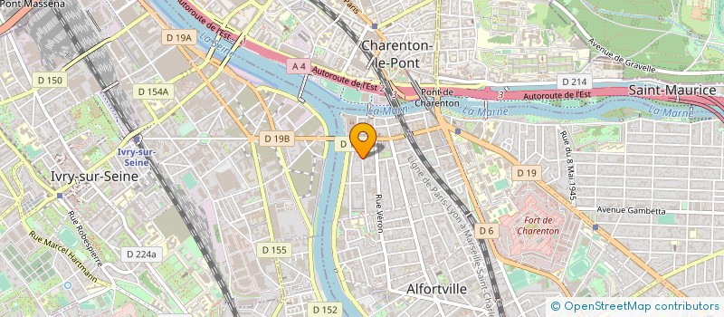 localisation de l'entreprise MONSIEUR JONATHAN MICHAUT  ALFORTVILLE