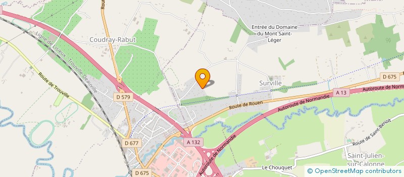 localisation de l'entreprise MONSIEUR JONATHAN MICHEL  SURVILLE