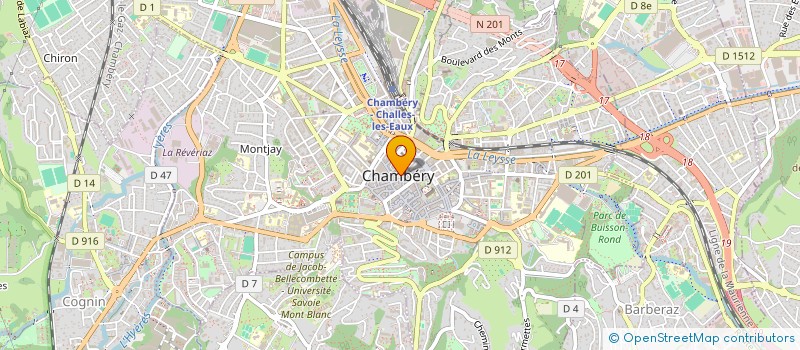 localisation de l'entreprise MONSIEUR JONATHAN MICHELET  CHAMBERY