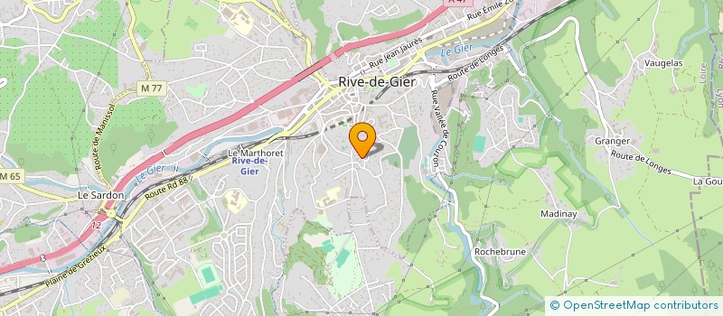 localisation de l'entreprise MONSIEUR JONATHAN MICOUD  RIVE-DE-GIER