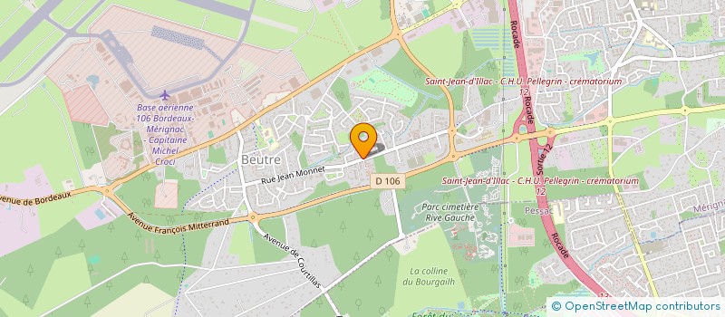 localisation de l'entreprise MONSIEUR JONATHAN MIGUEL  MERIGNAC