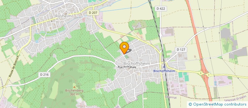 localisation de l'entreprise MONSIEUR JONATHAN MISSLER  BISCHOFFSHEIM