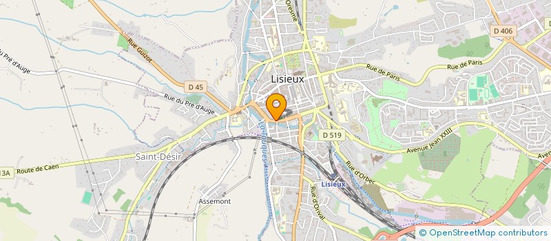 localisation de l'entreprise MONSIEUR JONATHAN MOISSON  LISIEUX