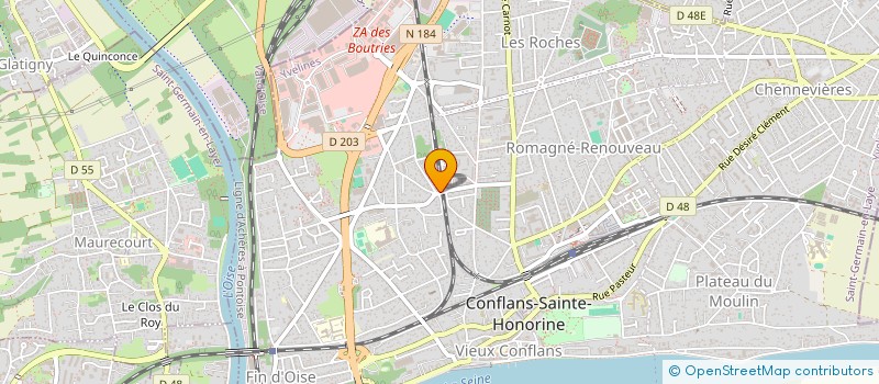 localisation de l'entreprise MONSIEUR JONATHAN MONGIS  CONFLANS-SAINTE-HONORINE