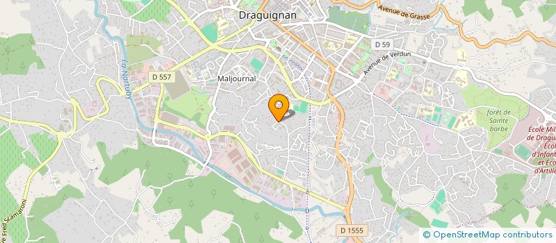 localisation de l'entreprise MONSIEUR JONATHAN MONTAGNE  DRAGUIGNAN